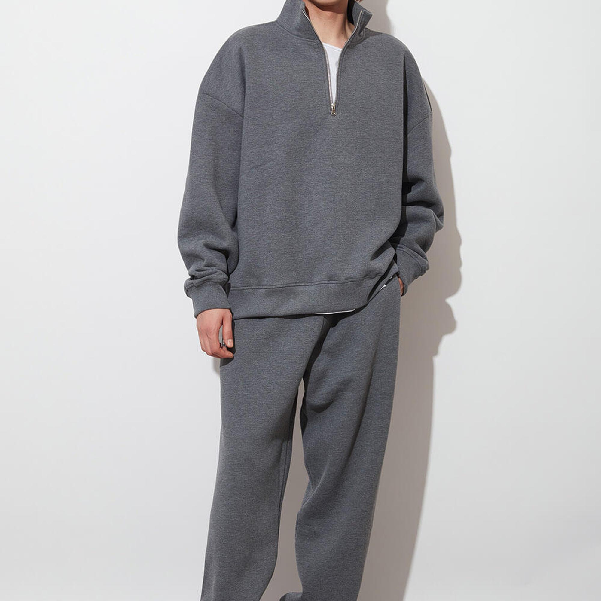 Dik Yaka Oversize Sweatshirt