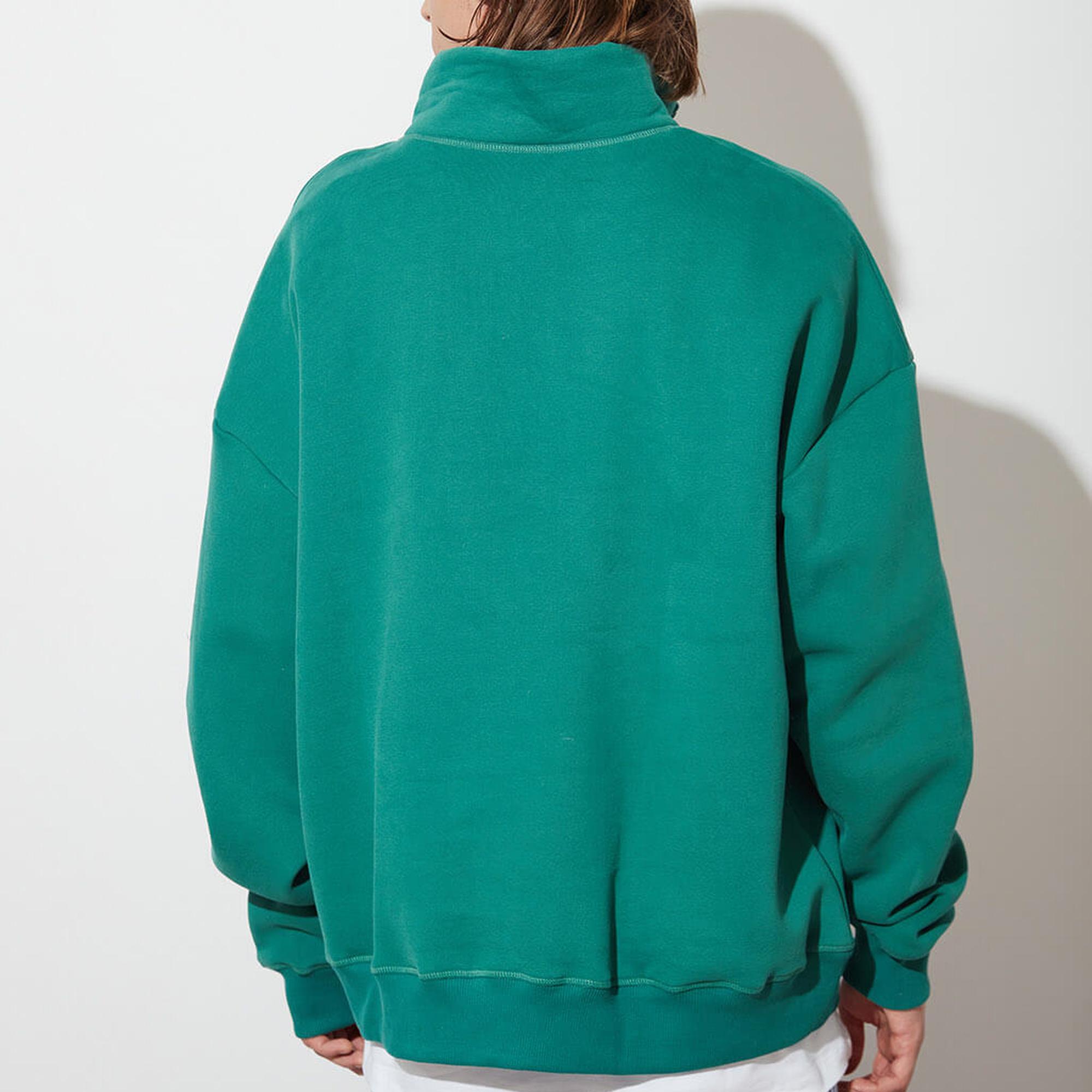 Dik Yaka Oversize Sweatshirt