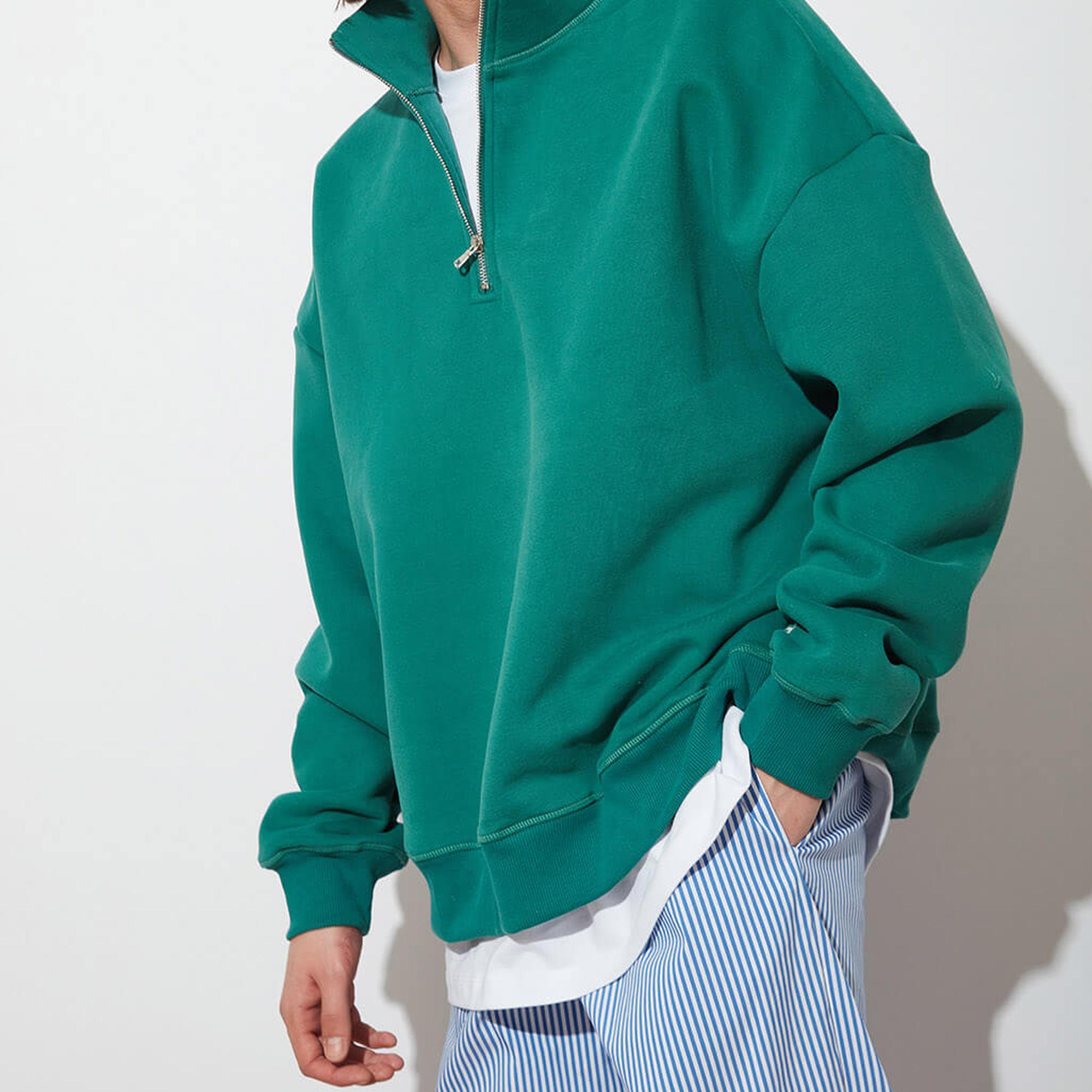 Dik Yaka Oversize Sweatshirt
