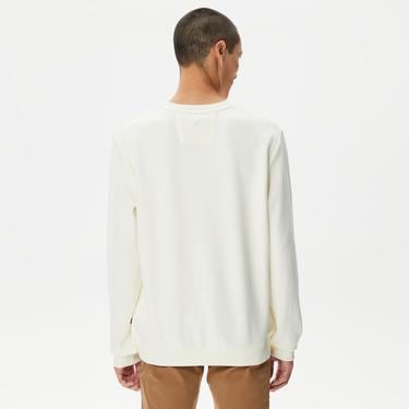  Nautica Erkek Beyaz Standart Fit Sweatshirt