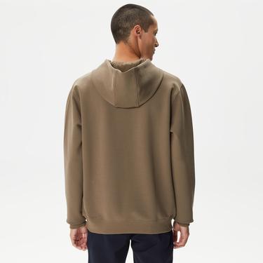  Nautica Erkek Kahverengi Standart Fit Kapüşonlu Sweatshirt