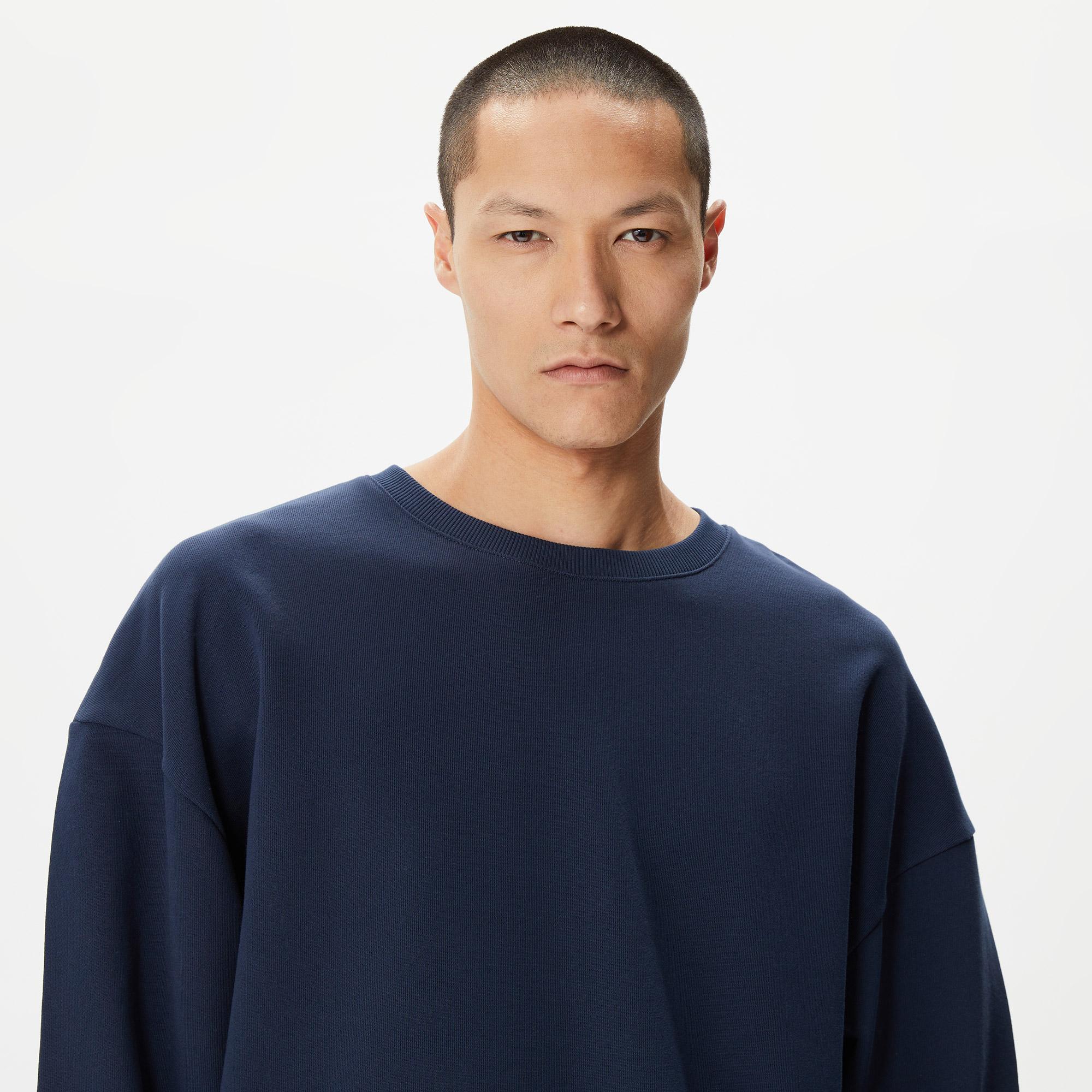 Nautica Erkek Lacivert Standart Fit Sweatshirt