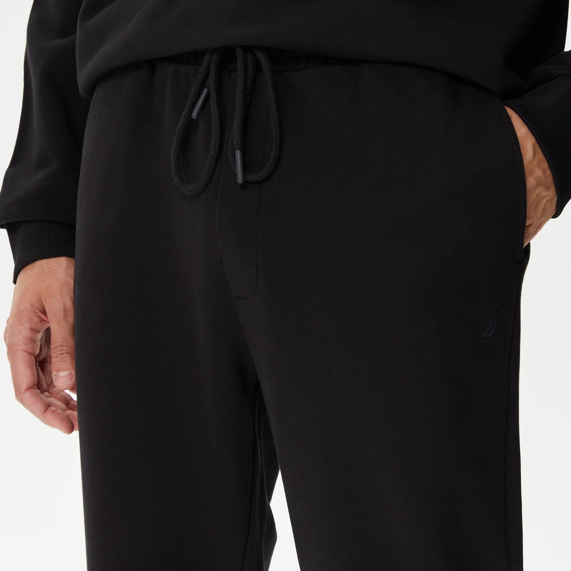 Nautica Erkek Siyah Standart Fit Eşofman Altı