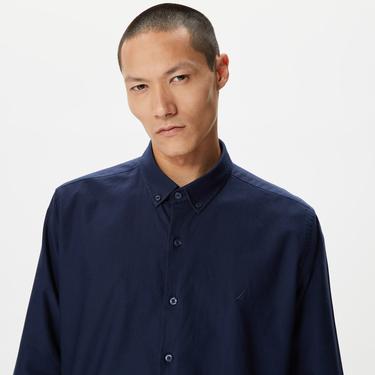  Nautica Erkek Lacivert Classic Fit Gömlek