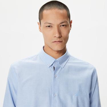  Nautica Erkek Mavi Classic Fit Gömlek