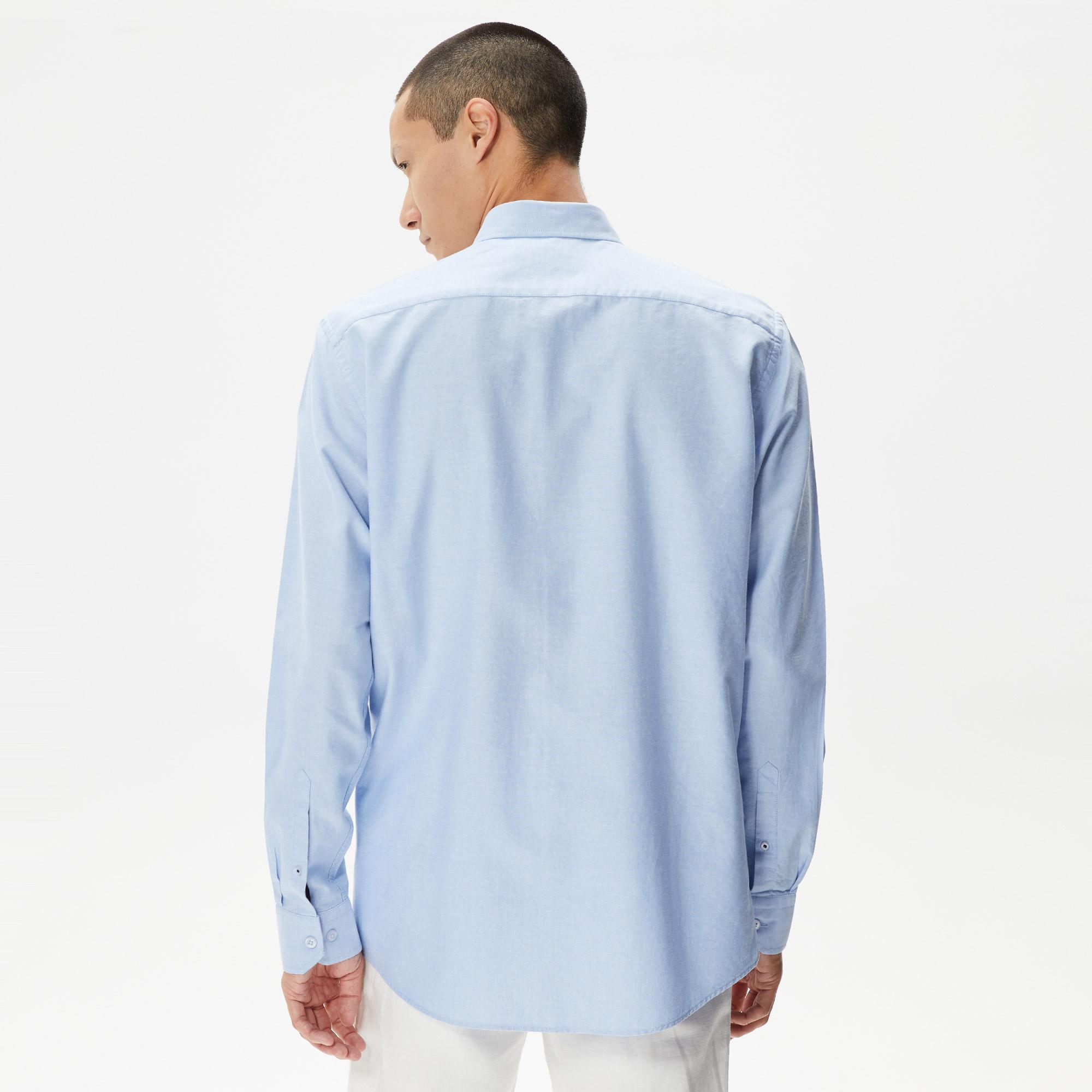 Nautica Erkek Mavi Classic Fit Gömlek