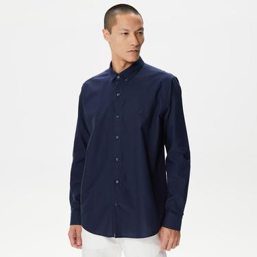  Nautica Erkek Lacivert Classic Fit Gömlek