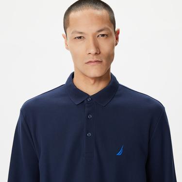  Nautica Erkek Lacivert Classic Fit Uzun Kollu Polo