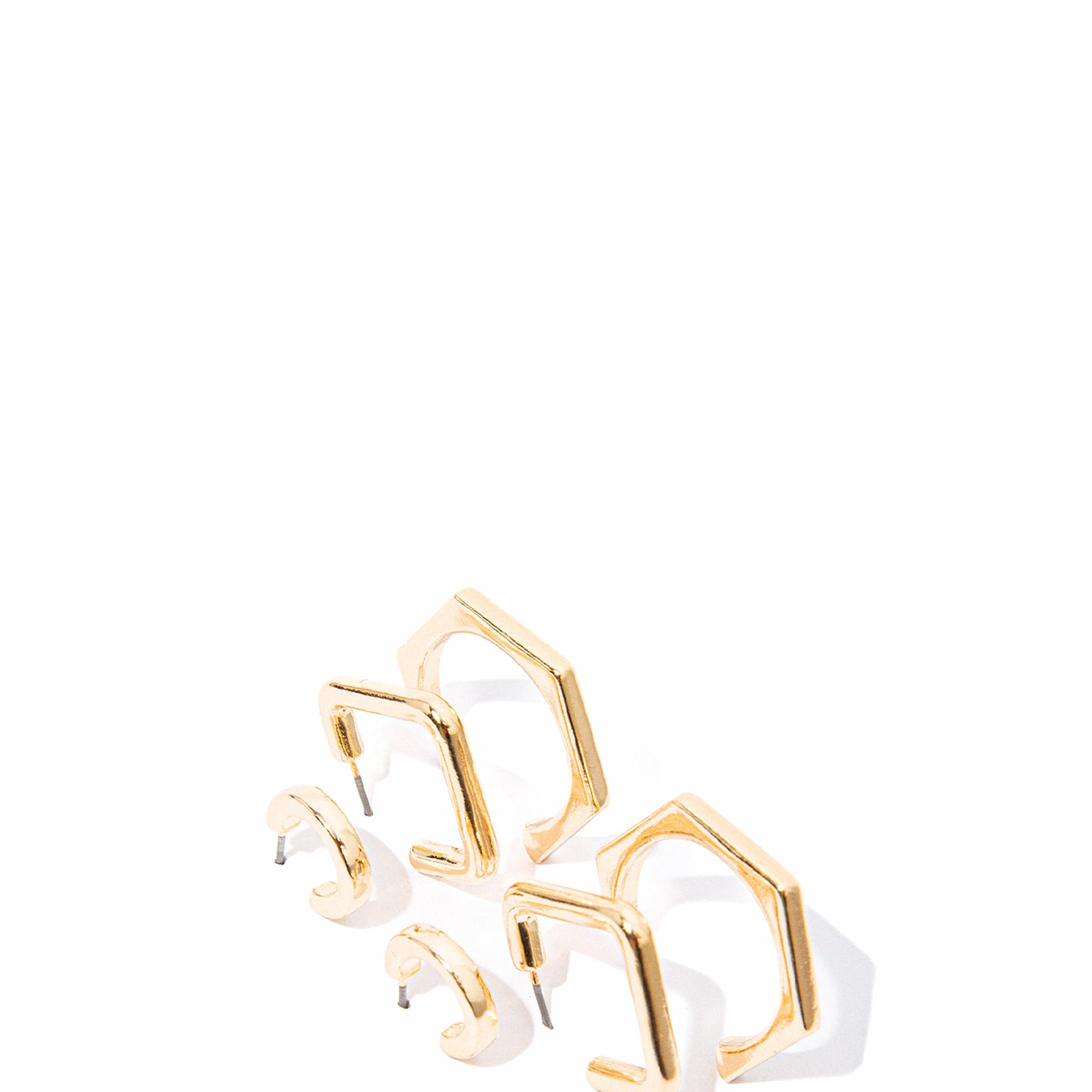 Mavi Altın Rengi Küpe 1911939-5060