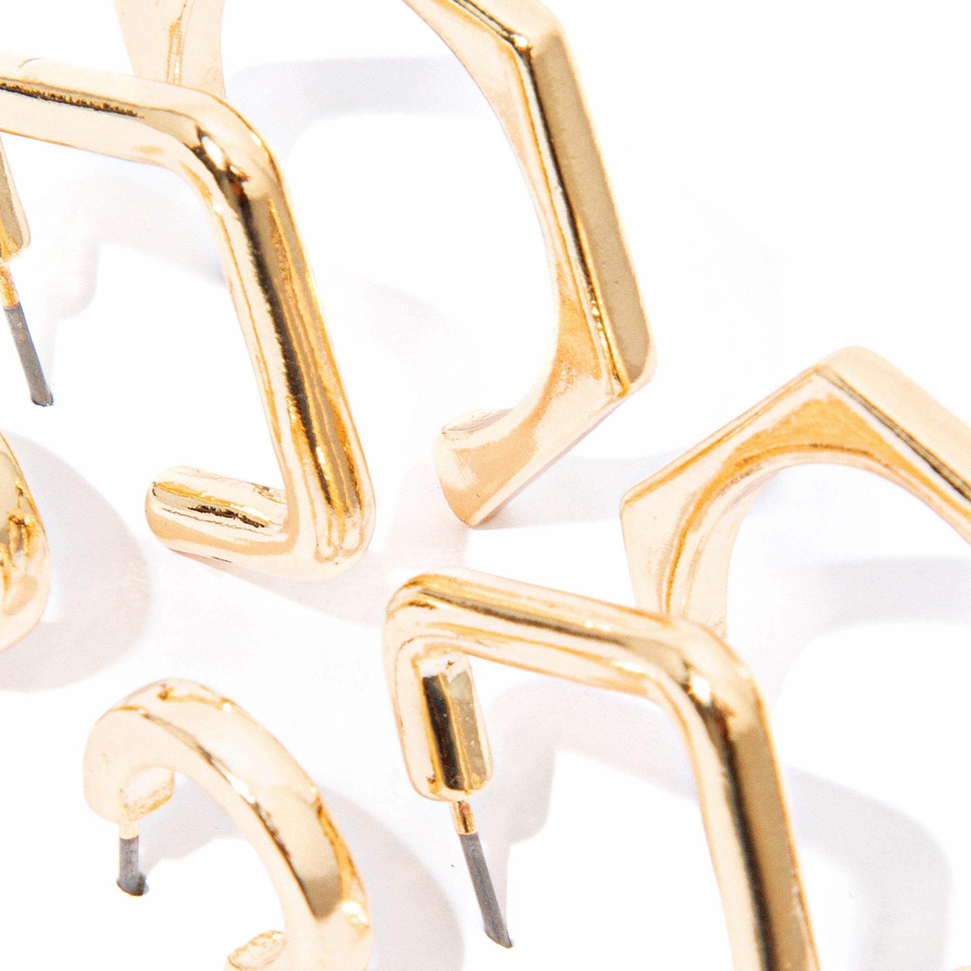 Mavi Altın Rengi Küpe 1911939-5060