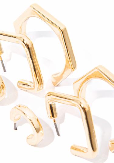  Mavi Altın Rengi Küpe 1911939-5060