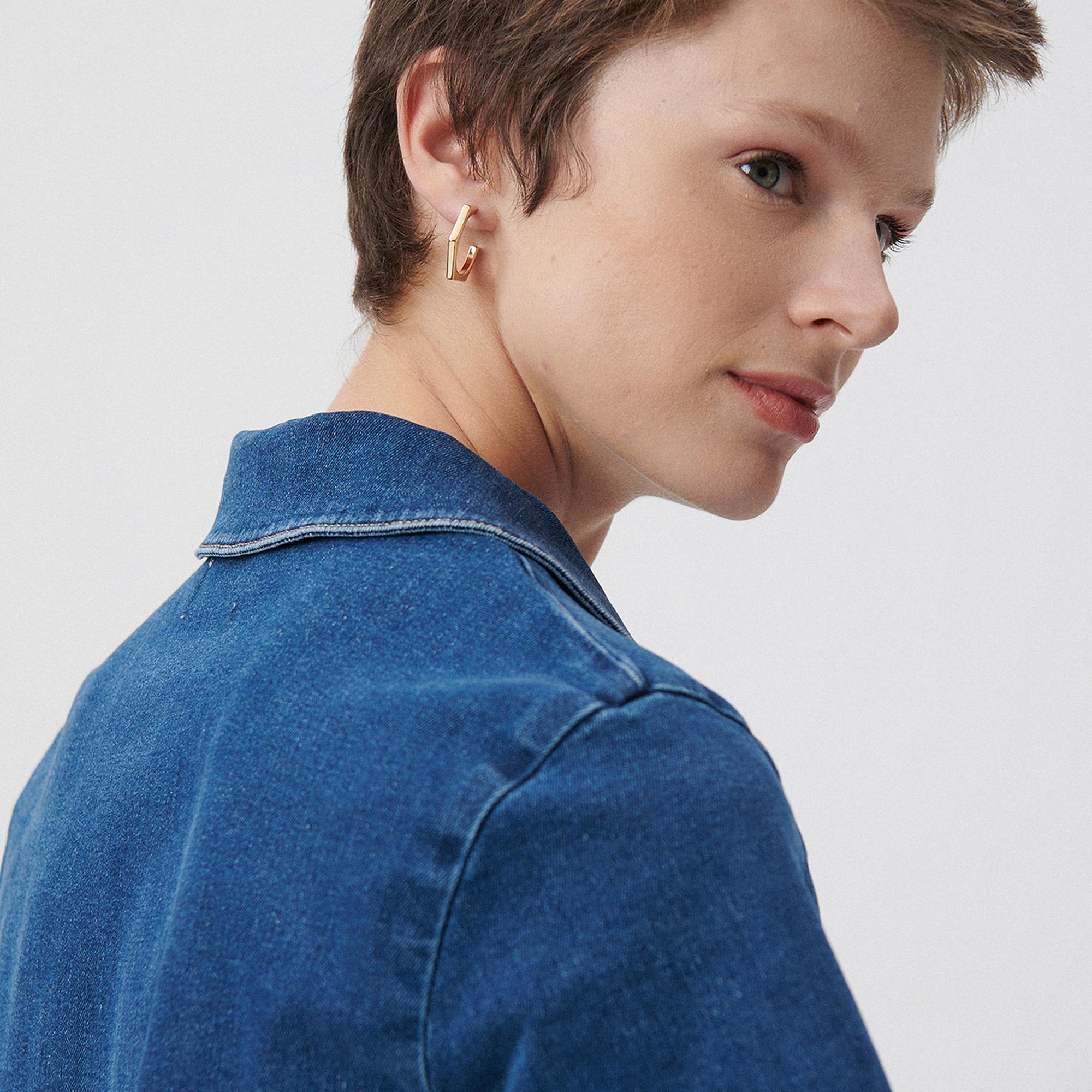 Mavi Altın Rengi Küpe 1911939-5060