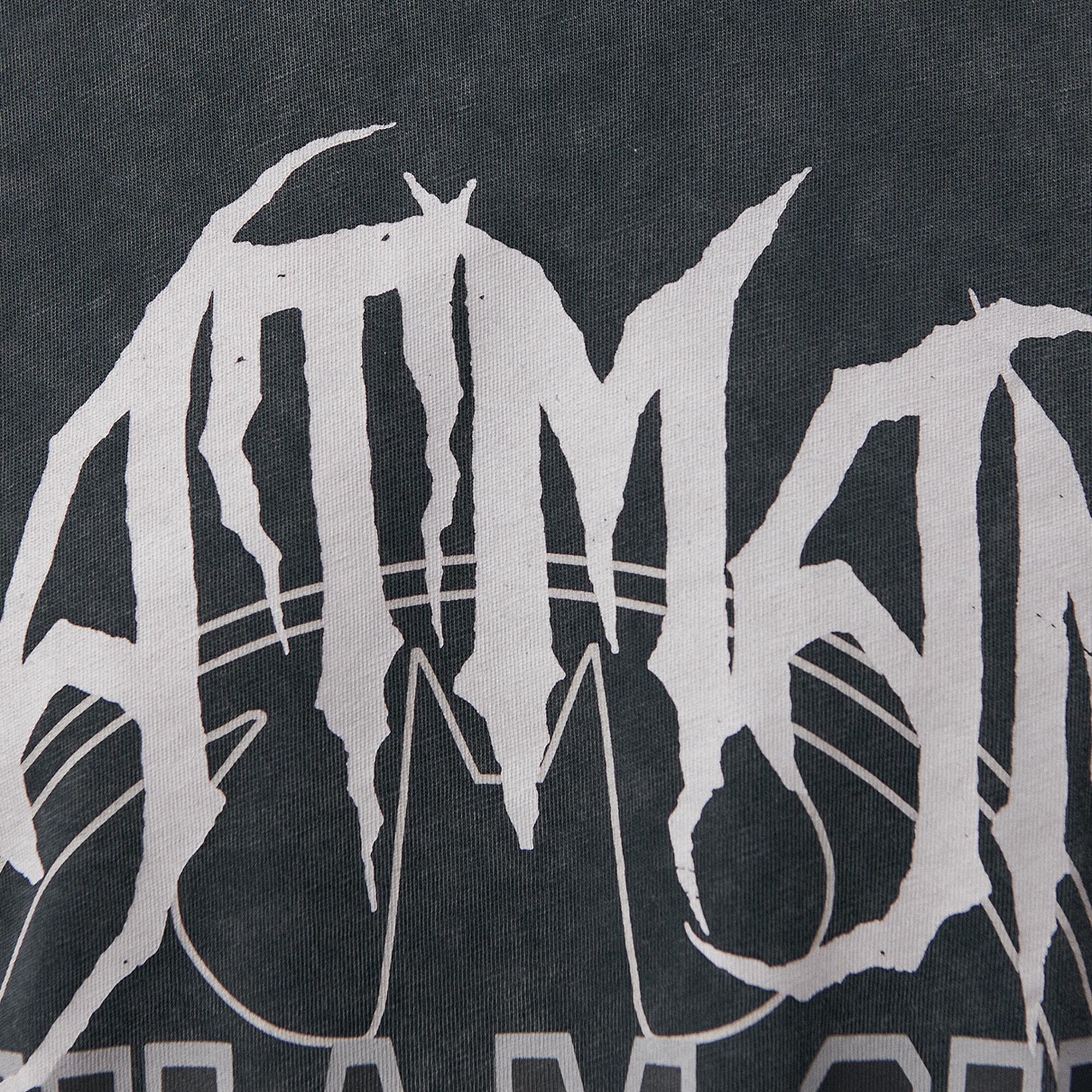 Mavi Batman Baskılı Antrasit Tişört Loose Fit / Bol Rahat Kesim 0611673-80022