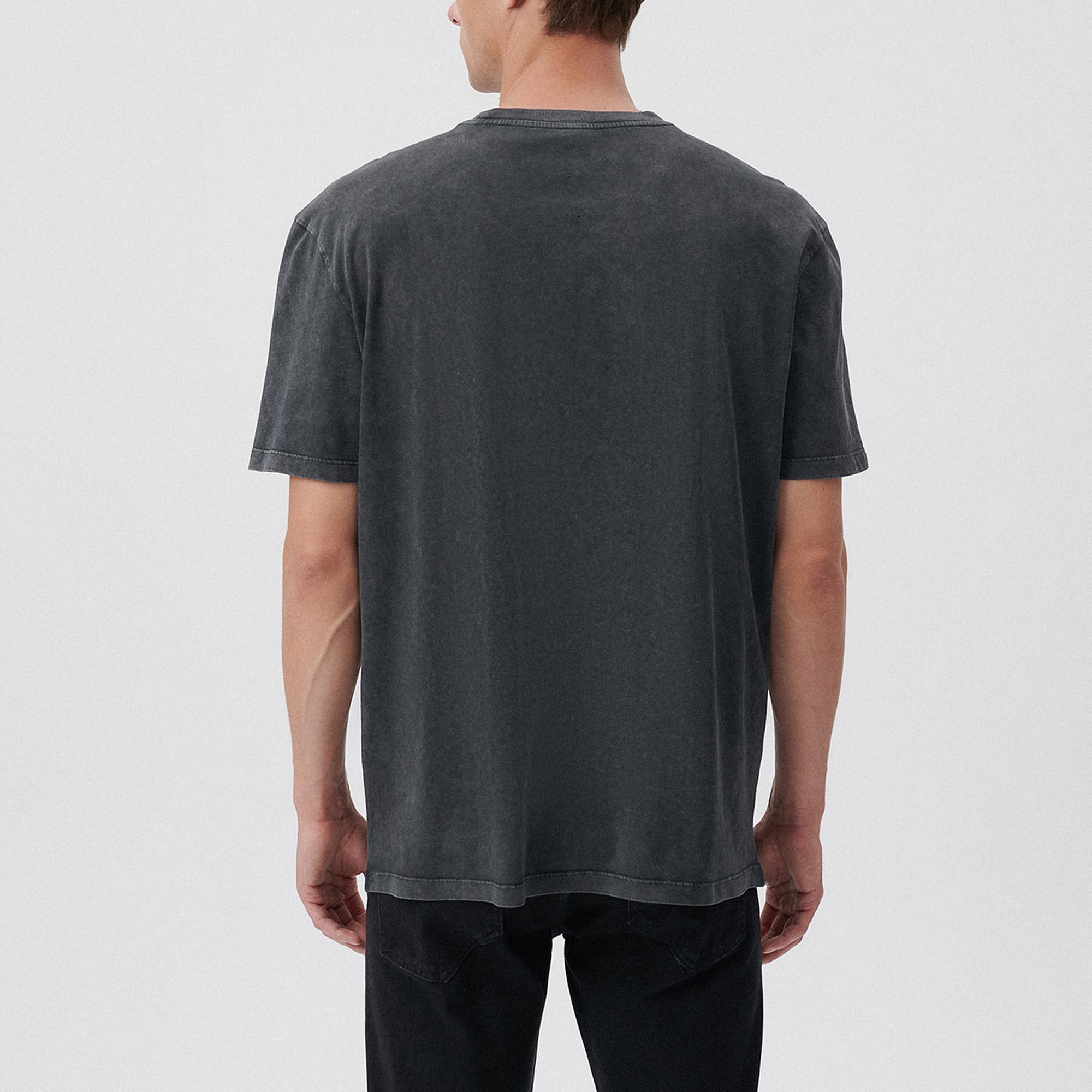 Mavi Batman Baskılı Antrasit Tişört Loose Fit / Bol Rahat Kesim 0611673-80022