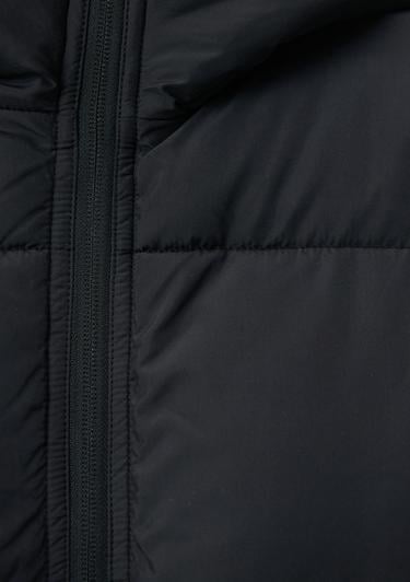  Mavi Siyah Şişme Mont Loose Fit / Bol Rahat Kesim 1110199-900