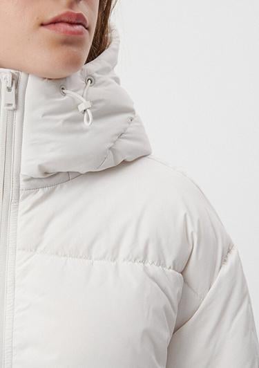  Mavi Gri Şişme Mont Loose Fit / Bol Rahat Kesim 1110199-83746