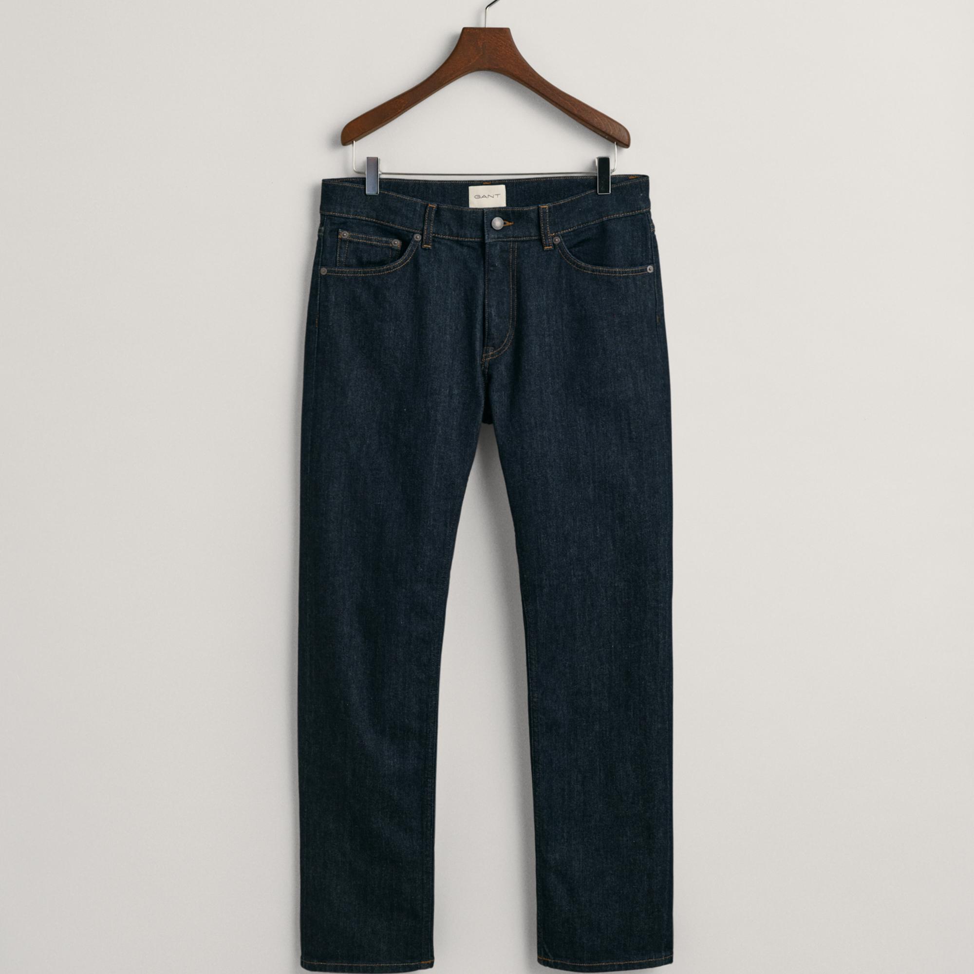 GANT Erkek Lacivert Regular Fit Jean