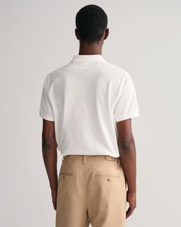  GANT Erkek Beyaz Regular Fit Polo
