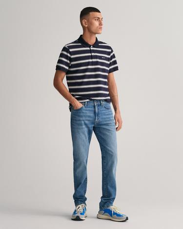  GANT Erkek Mavi Slim Fit Jean Pantolon