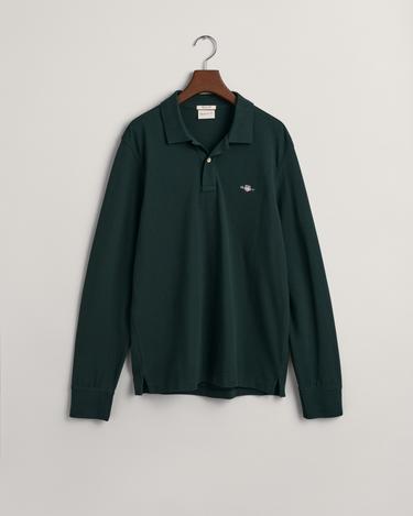  GANT Erkek Yeşil Regular Fit Uzun Kollu Polo