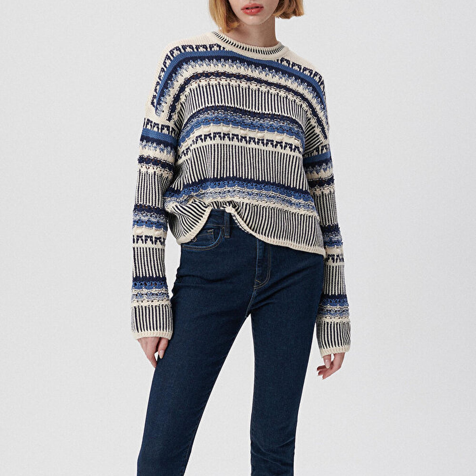 Mavi Mavi Kazak Loose Fit / Bol Rahat Kesim 1710155-70737