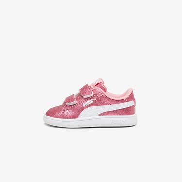  Puma Smash 3.0 Glit Glam V Bebek Beyaz Spor Ayakkabı
