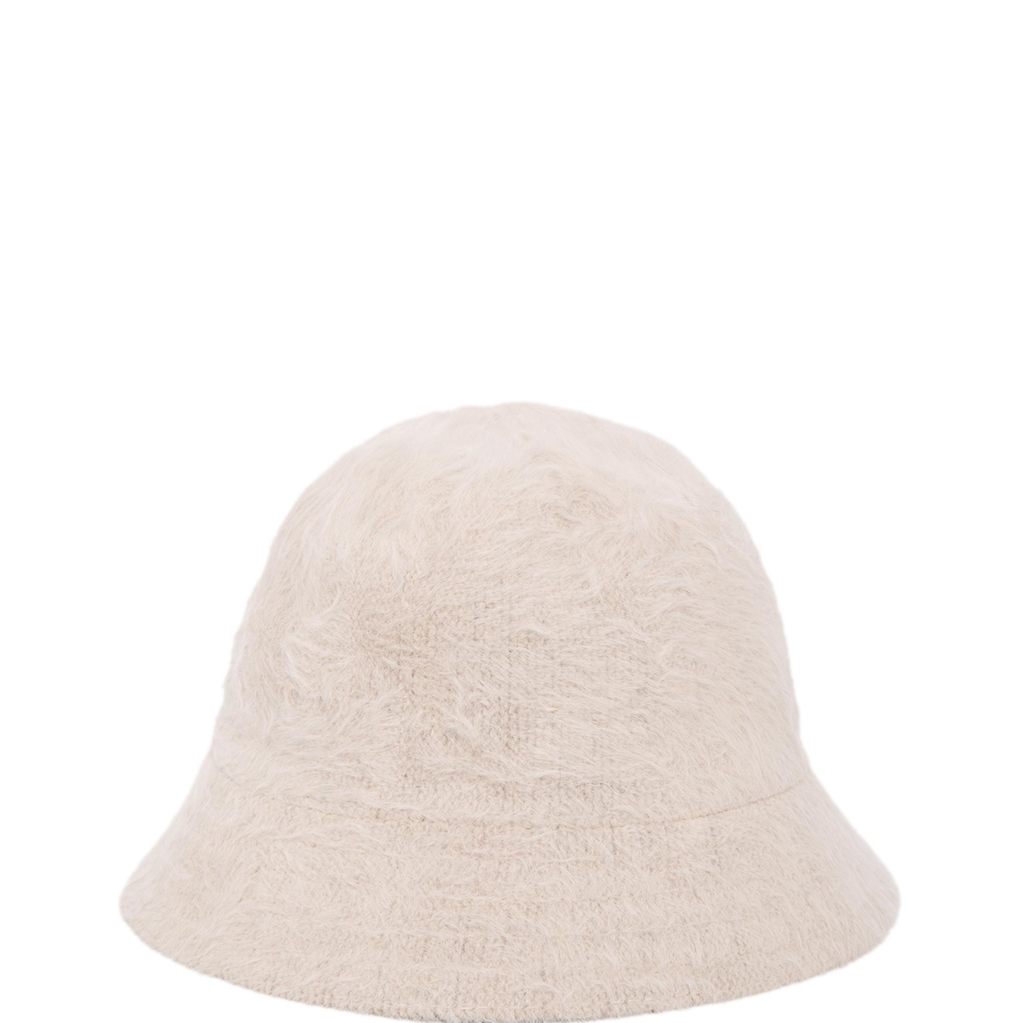 Mavi Peluş Beyaz Bucket Şapka 198988-34610