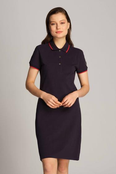  Kadın Elbise 23353 166 - 166 NAVY BLUE
