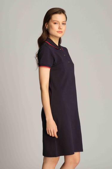  Kadın Elbise 23353 166 - 166 NAVY BLUE