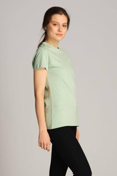  Kadın Tişört 23604 631 - Cameo green