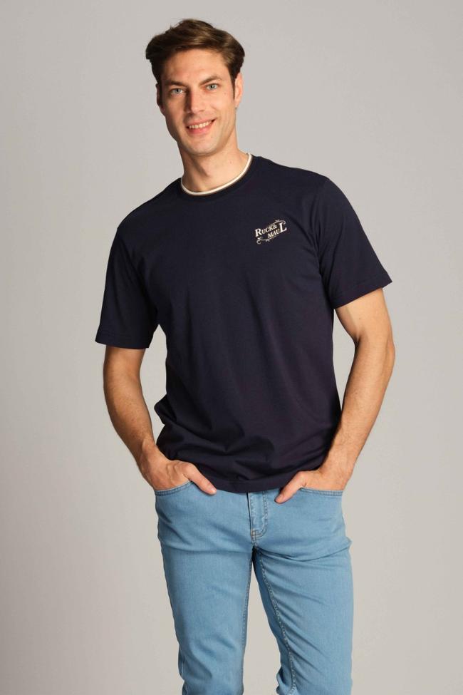  Erkek Tişört 22020 166 - 166 NAVY BLUE