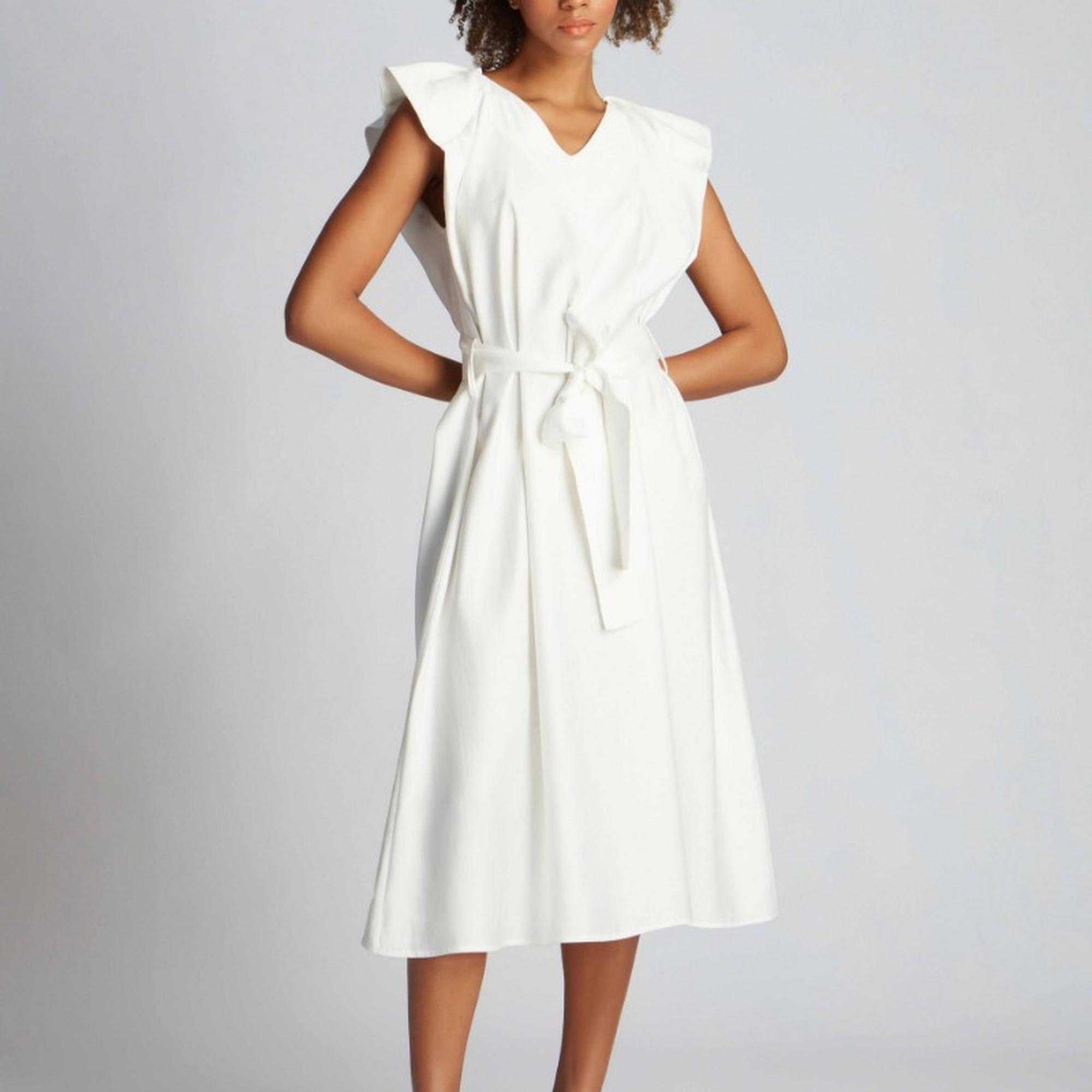 Kadın Elbise 23687 1000 - 1000 WHITE