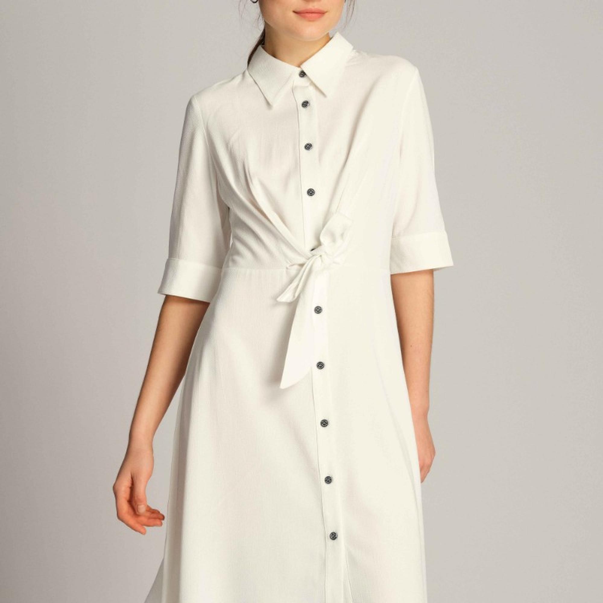 Kadın Elbise 23688 1000 - 1000 WHITE