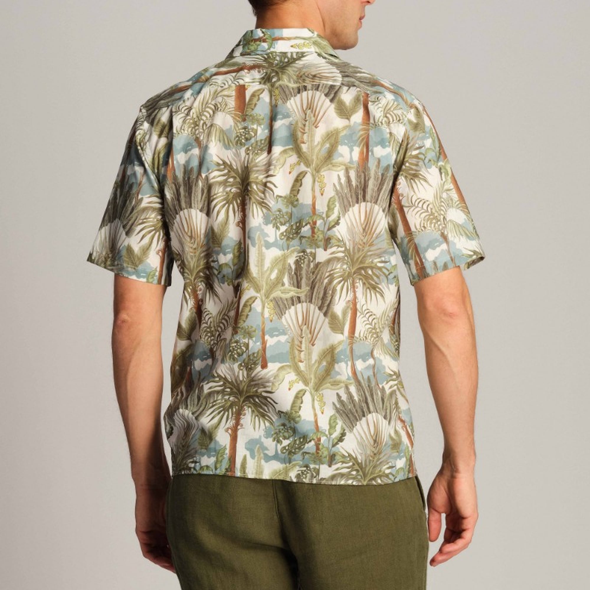 Erkek Gömlek 23512 50326 - Palm tree