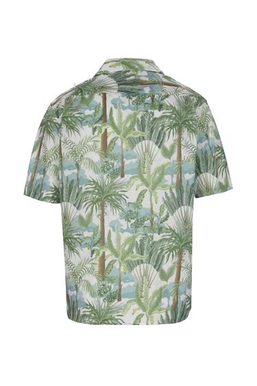  Erkek Gömlek 23512 50326 - Palm tree