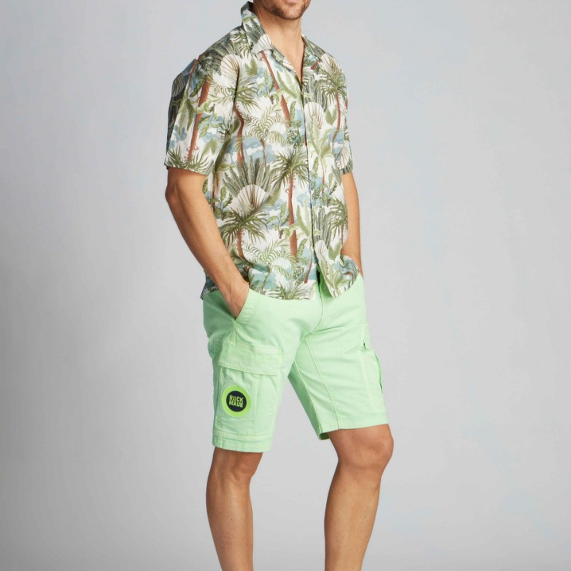 Erkek Gömlek 23512 50326 - Palm tree