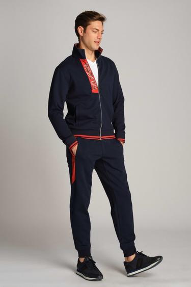  Erkek Örme Pantolon 23317 166 - 166 NAVY BLUE