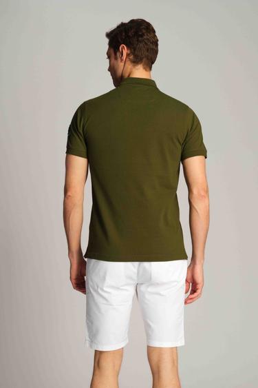  Erkek Polo Tişört 23309 0324 - Iguana green