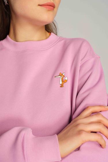  Kadın Sweatshirt 23612 113 - Smoky grape