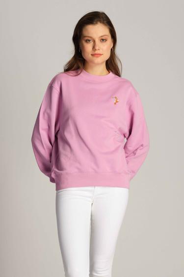  Kadın Sweatshirt 23612 113 - Smoky grape