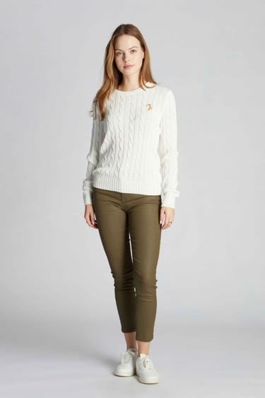  Kadın Kazak 23892 1143 - Marshmallow