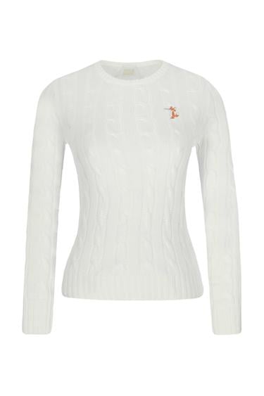  Kadın Kazak 23892 1143 - Marshmallow