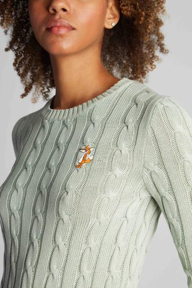  Kadın Kazak 23892 631 - Cameo green