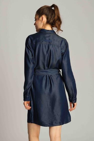  Kadın Elbise 23600 166 - 166 NAVY BLUE