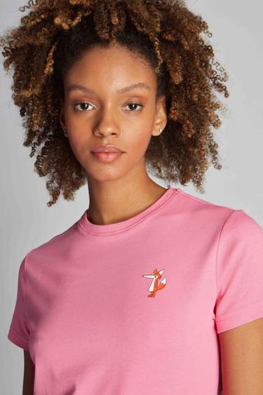  Kadın Tişört 23603 5221 - Sachet pink