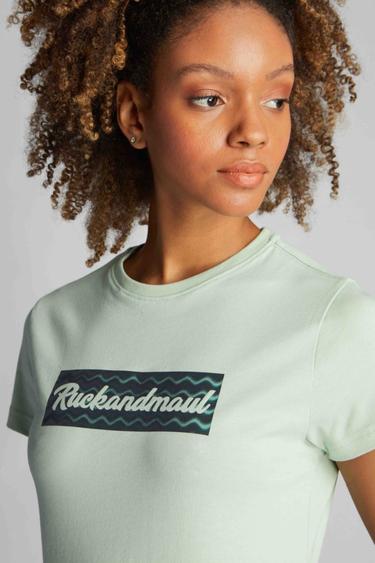  Kadın Tişört 23610 631 - Cameo green