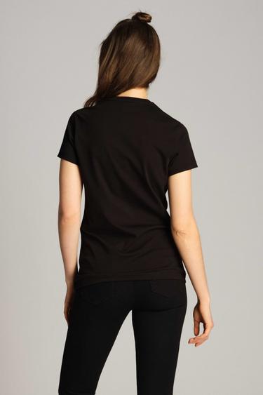  Kadın Tişört 23604 9000 - 9000 NERO