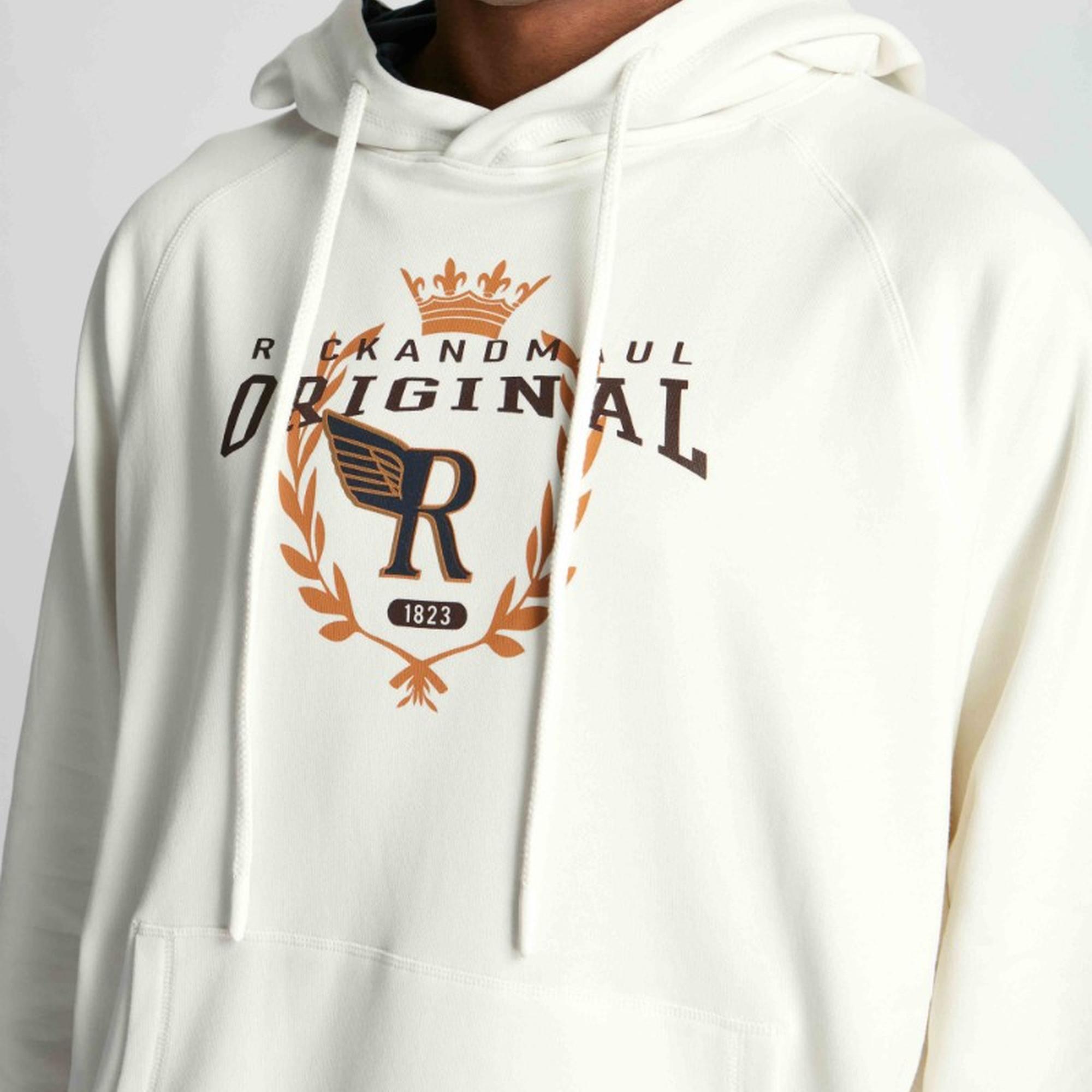 Erkek Kapüşonlu Sweatshirt 23003 1143 - Marshmallow