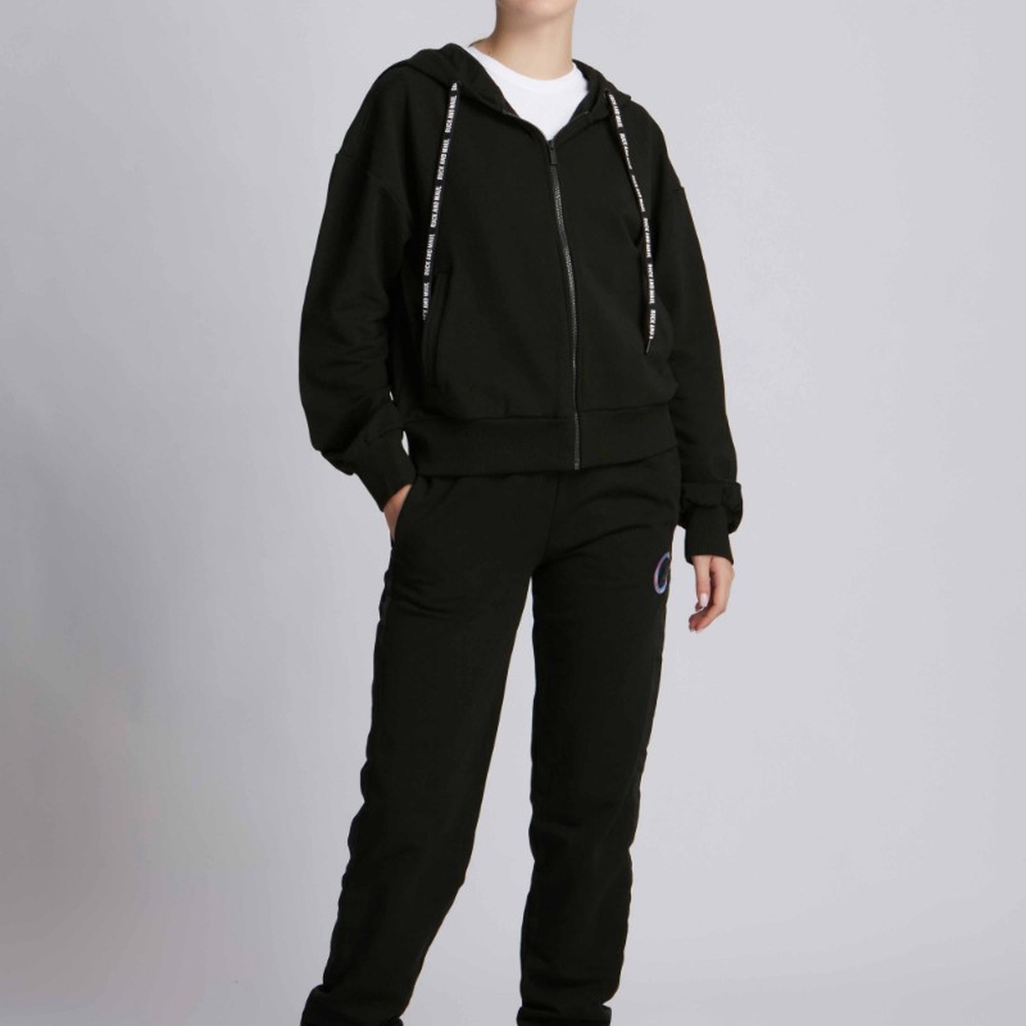 Kadın Örme Pantolon 23049 9000 - 9000 NERO