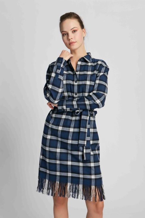  Kadın Elbise 23792 1040 - OCEAN BLUE